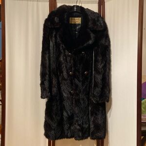 Man’s Mink and Leather coat..